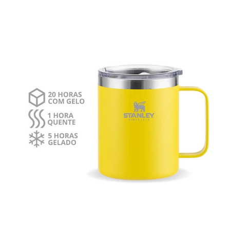 Caneca Térmica 350ml Aço Inox Com Tampa