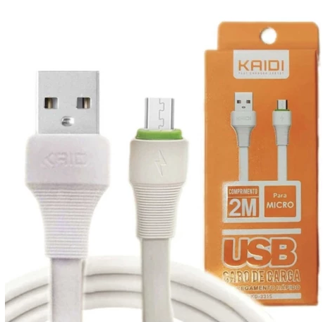 Cabo Kaidi Usb Celular 2M Android Iphone