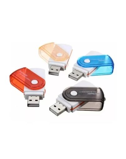 Leitor Usb Adaptador Cartão De Memória Micro Sd Até 64gb